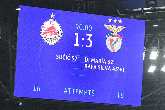 Red Bull Salzburg : Benfica Lissabon