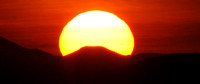 Sonnenuntergang Salzburg, 1.10.2011